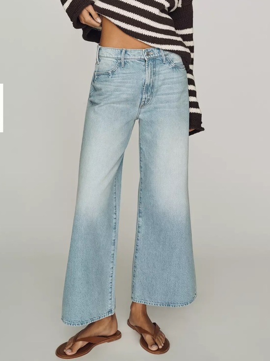 MOTHER Denim - NWT🌷MOTHER Hustler Roller Ankle High-Rise Wide-Leg Jeans